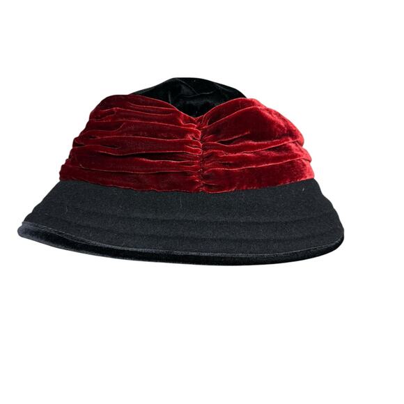 Velour bucket hat 90s made in Minnesota - Picture 1 of 3